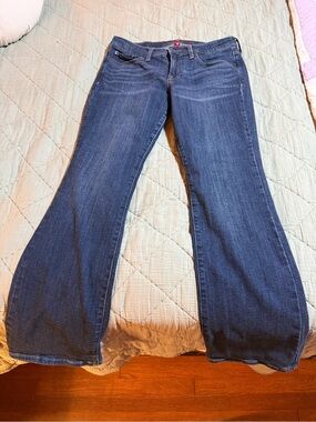 Lucky Brand Dark Blue Flare Jeans for Women